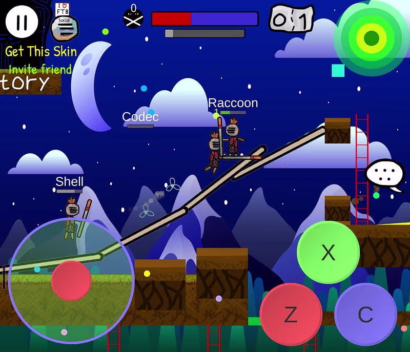 Stick fighter bots, AI