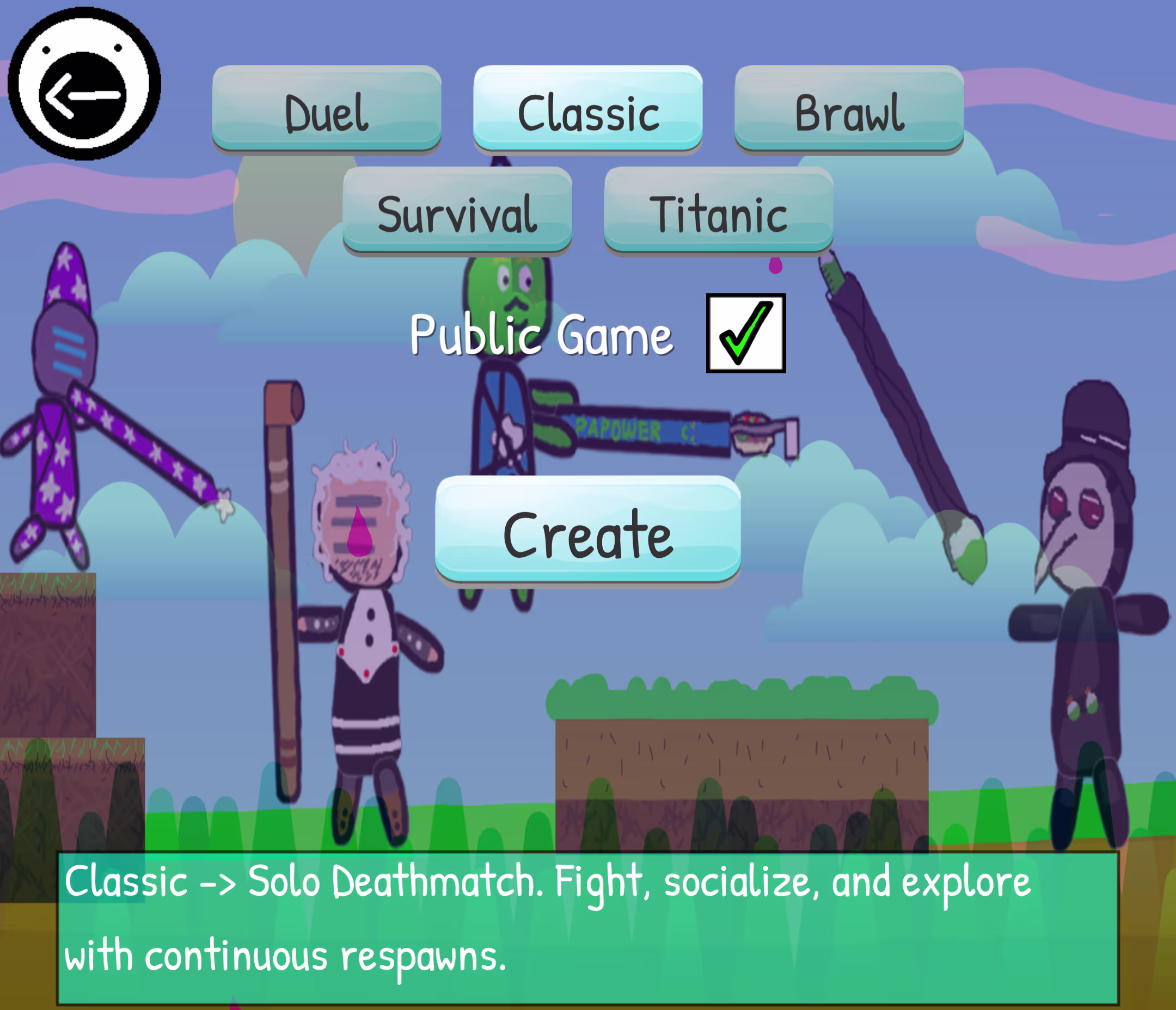New game mode names